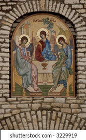 Icon: Saint Trinity - father, son and Holy Spirit