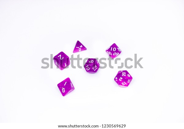 Icon Set Dice Fantasy Dnd Rpg Stock Photo Edit Now