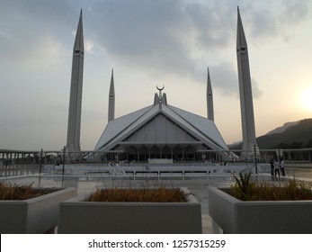 Icon Shah Faisal Mosque Islamabad Pakistan Stock Photo (Edit Now ...