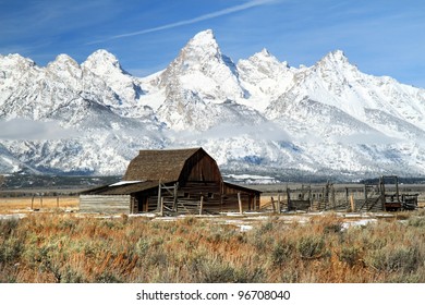 Iconic Barn In Grand Teton National Park