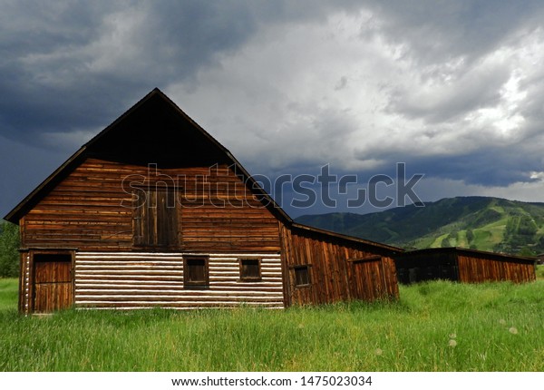 Iconic Historical More Barn Steamboat Springs Stock Photo Edit