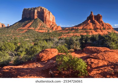 Iconic landscape formations in Sedona