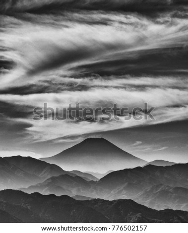 Similar – Image, Stock Photo foothills of the Alps