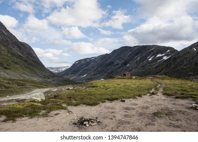 Iconic Mountian Ridge From North Norway, Europe. 