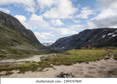 Iconic Mountian Ridge From North Norway, Europe. 