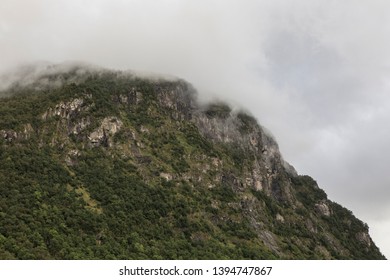 Iconic Mountian Ridge From North Norway, Europe. 