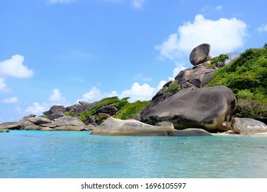 Iconic Sail Rock at Similan Island No.8  (Donald Duck Bay) with Crystal Clear water- Holiday Getaway in Thailand