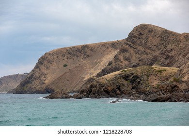 The iconic Second Valley hillside looking north on an overcast day on the Fleurieu Peninsula South Australia on 1st November 2018