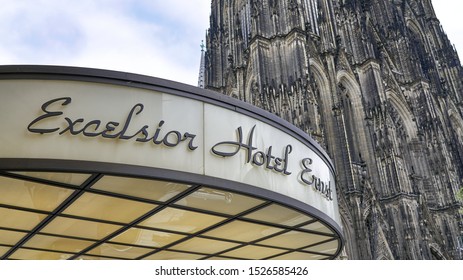 Iconic Sign Entrance Exclusive Excelsior Hotel Stock Photo Edit Now
