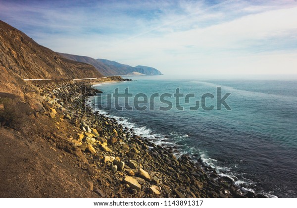 Iconic View Pacific Coast Highway Winding Stock Photo Edit Now