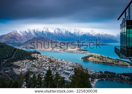 Iconic View of Queenstown from the Skyline | Queenstown, NEW ZEALAND