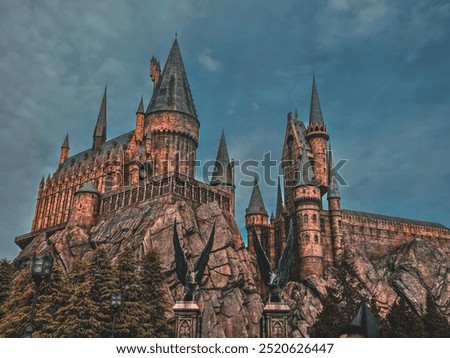 The Iconic Wizarding Castle at Universal Studios Japan.