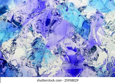 Icy Color Gelatin Texture