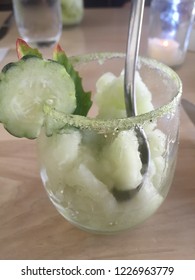 Icy Green Cucumber And Lime Refresher