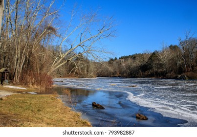 Icy Housatonic River