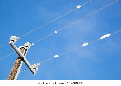 Icy Power Lines