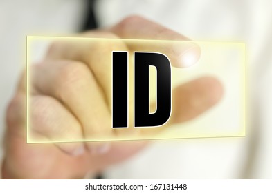 ID Button On Virtual Screen.