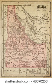 Idaho, circa 1880. See the entire map collection: http://www.shutterstock.com/sets/22217-maps.html?rid=70583