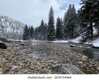 Idaho Hot Springs With Snow