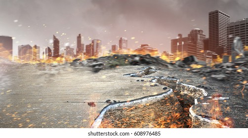 Idea of catastrophe and danger