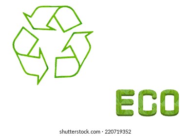 Idea  create  for leaf.(Icon form leaf concept)