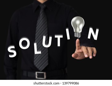 idea or innovation change problem to solution concept