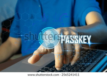 The idea of ​​using Passkey instead of a code set for maximum security Biometric Lock	