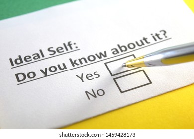 Ideal Self: Do You Know About It? Yes Or No