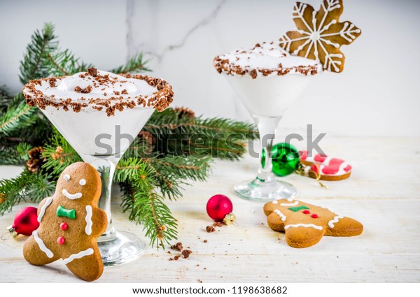 Ideas Christmas Drink Gingerbread Martini Cold Food And Drink