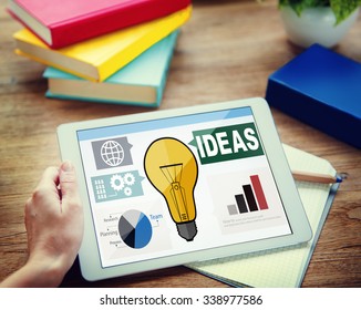 Ideas Creativity Graph Inspiration Thoughts Internet Concept