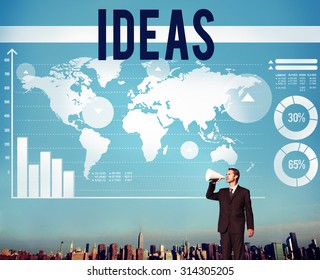 Ideas Inspiration Creativity Plan Vision Concept