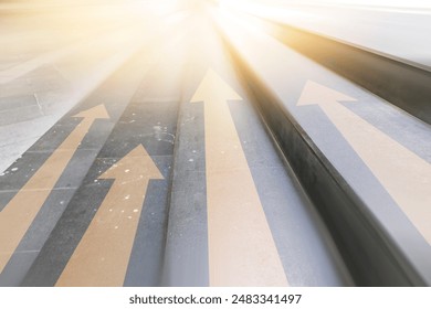 Ideas for moving forward in work The future journey, the next path, the competitive path and moving forward.