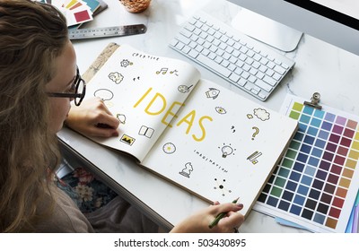 ideas Strategy Action Design Vision Plan Concept - Shutterstock ID 503430895