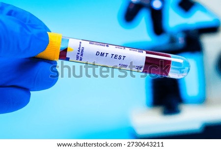 Identifies DMT, a powerful psychedelic compound found in various plants and animals. blood test in lab
