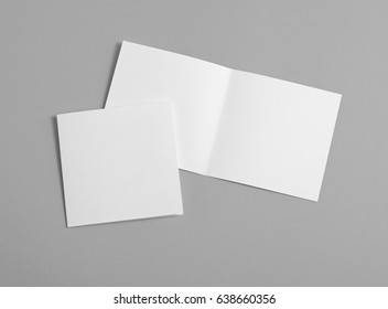 Identity design, corporate templates, company style, set of booklets, blank white folding paper flyer - Shutterstock ID 638660356