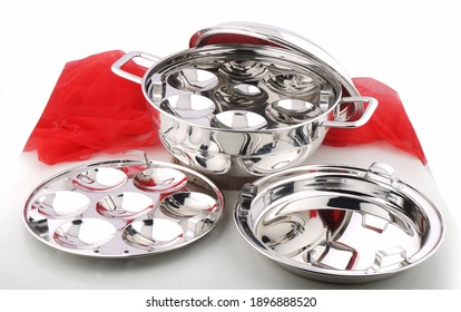 Idli Maker Pot With 6 Idly Plates ,multi Kadai  Idly Stand Pot              