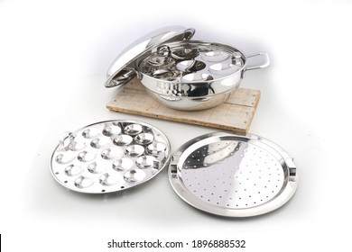 Idli Maker Pot With 6 Idly Plates ,multi Kadai  Idly Stand Pot              