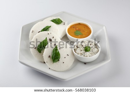 Idly with sambar, IDLY SAMBAR ,South indian breakfast