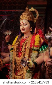 Idol Statue Of Goddess Maa Durga, Happy Navratri And Dussehra 