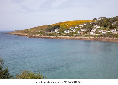 Idyllic Bay In Northern Cotentin Peninsula, Normandy, France