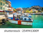 Idyllic coastal town of Cassis on French riviera turquoise waterfront view, southern France