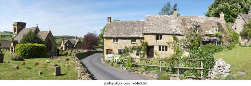 The Idyllic Cotswolds Village Of Snowshill.