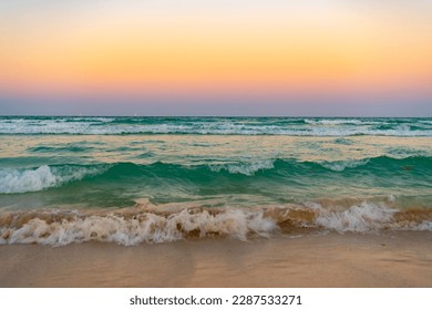 idyllic nature sunrise seascape. photo of nature sunrise. nature sunrise at beach. - Shutterstock ID 2287533271