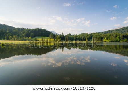 Similar – Image, Stock Photo Dam in the Black Forest