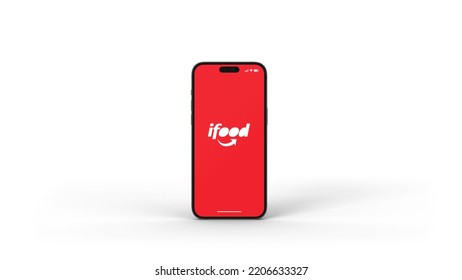 Ifood Delivery App On Smartphone Iphone Stock Photo 2206633327 ...