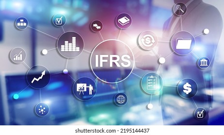 Ifrs International Financial Reporting Standards Regulation Stock Photo ...