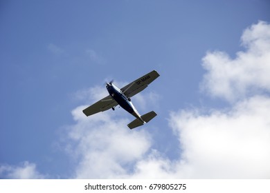 II International Air Picnic, DEPULTYCZE, POLAND - 11 JUNE 2017. Cessna T206H Turbo Stationair