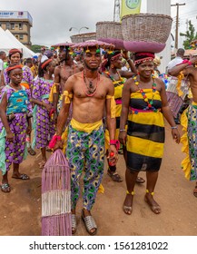 Ijebu Ode In Nigeria. Shot At Ojude Oba Festival In August 2019.