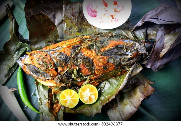 Ikan Bakar Malaysian Famous Street Food Stock Photo 302496377 ...