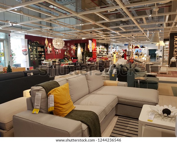 Ikea Store Living Room General View Stock Image Download Now